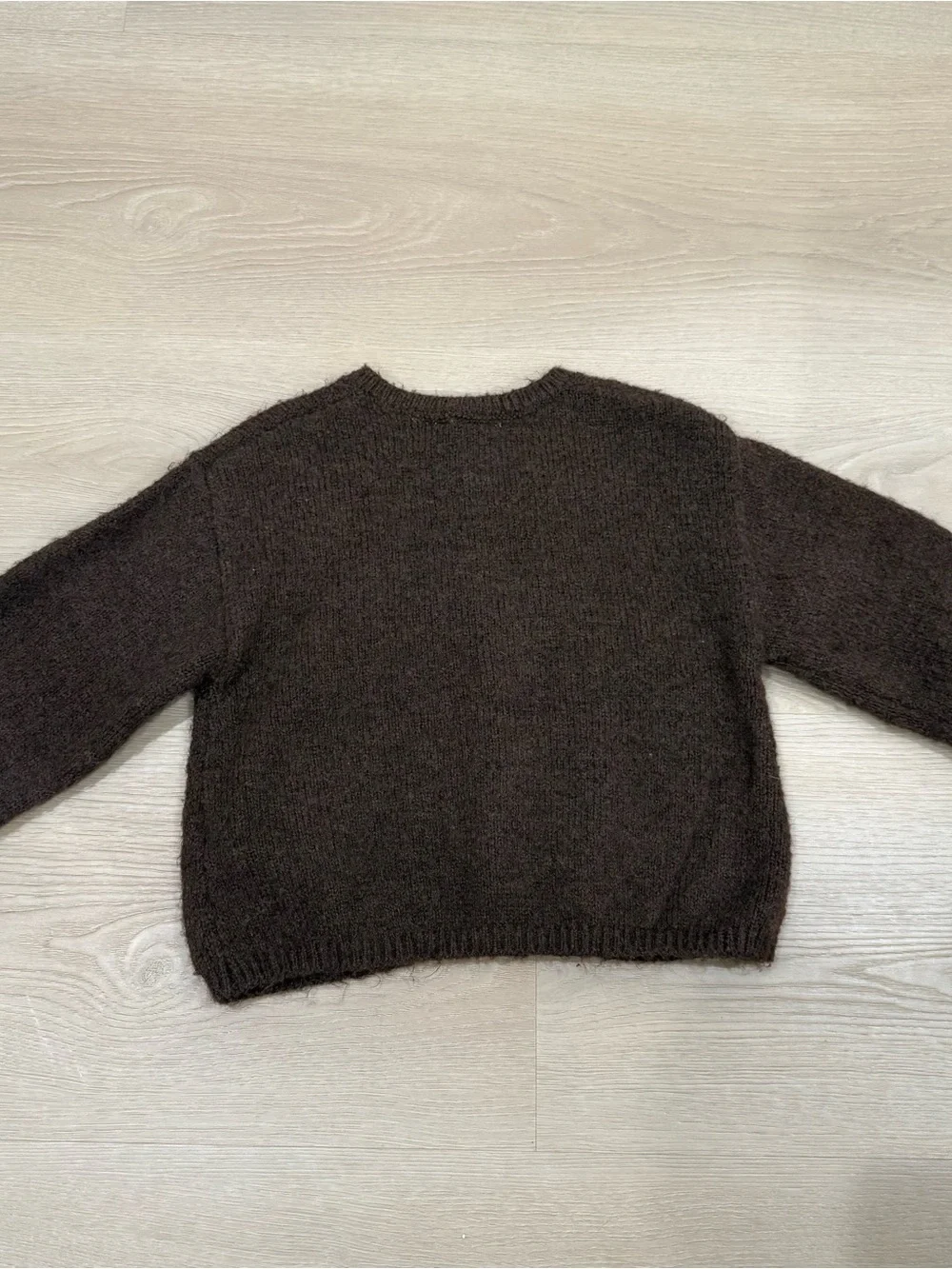 Zara Chocolate Brown Teddy Cardigan